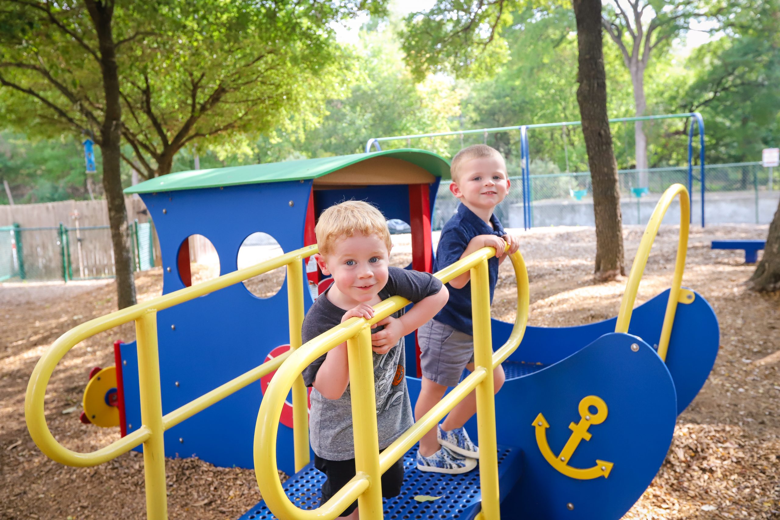 Our modern San Antonio and Austin Childcare Playgrounds