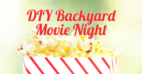 DIY Backyard Movie Night
