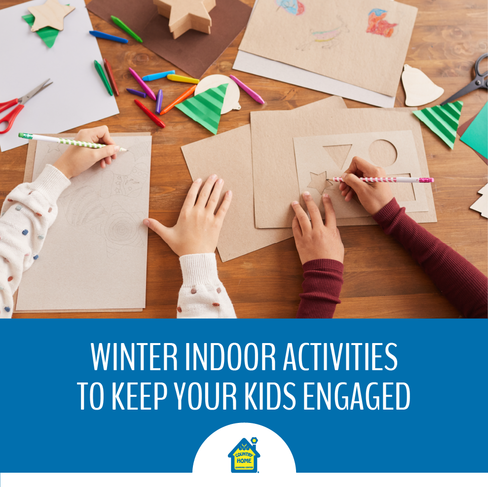 two sets of children's hands drawing and cutting out paper