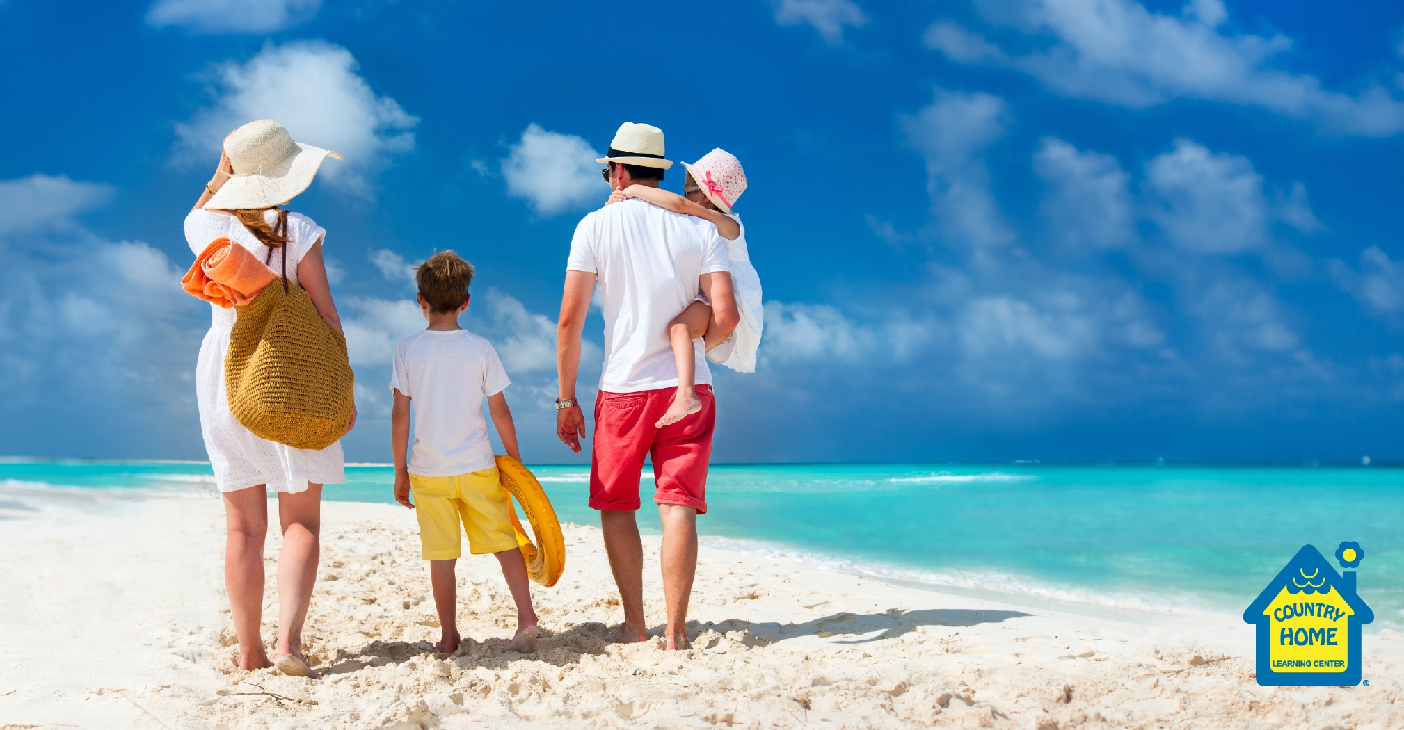 Family embarking on a stress-free vacation.