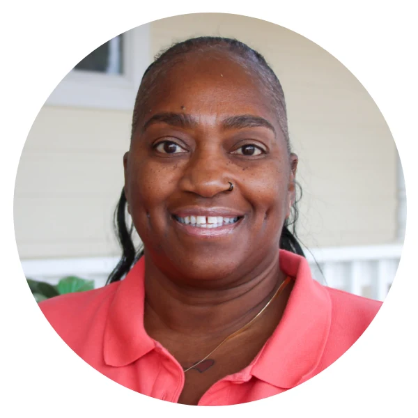 Ms. Sharonda, Office Assistant at Country Home Learning Center in North Austin.