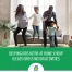 Kids dancing with their parents at home.