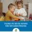 A young boy and a girl playing with Legos at preschool. Photo caption reads, "Teaching little kids big emotions: what they learn in preschool."