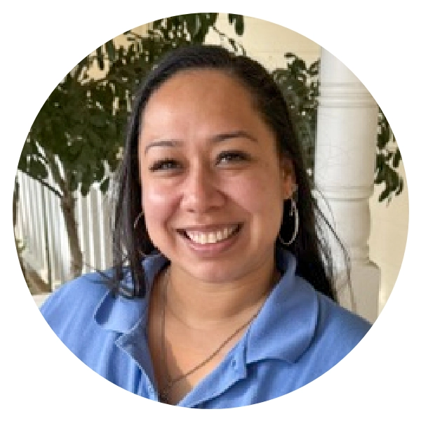 Ms. Ayla, Office Assistant at Country Home Learning Center in Live Oak, Texas.